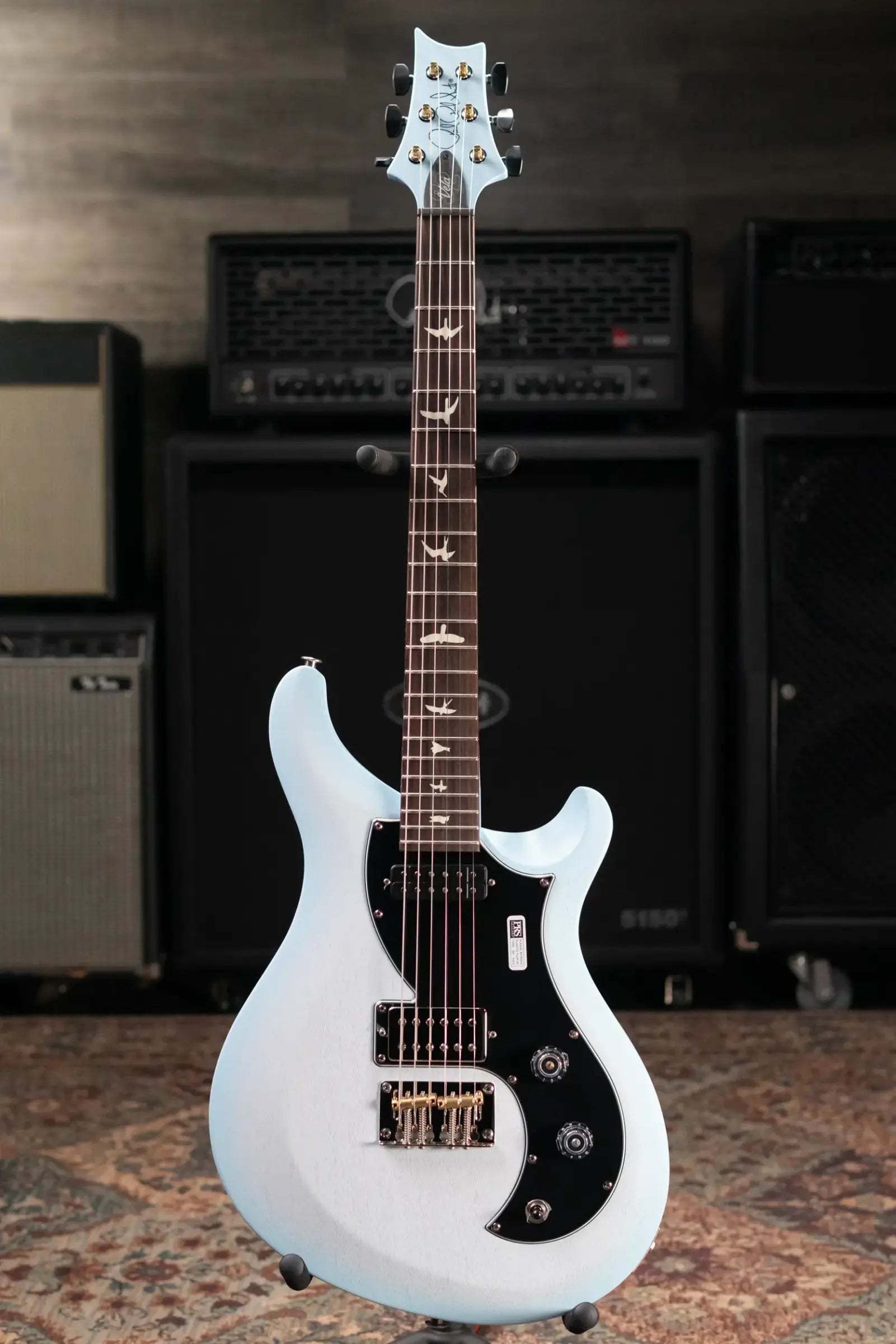 PRS S2 Vela Satin Electric Guitar - Cloud Burst with Gig Bag