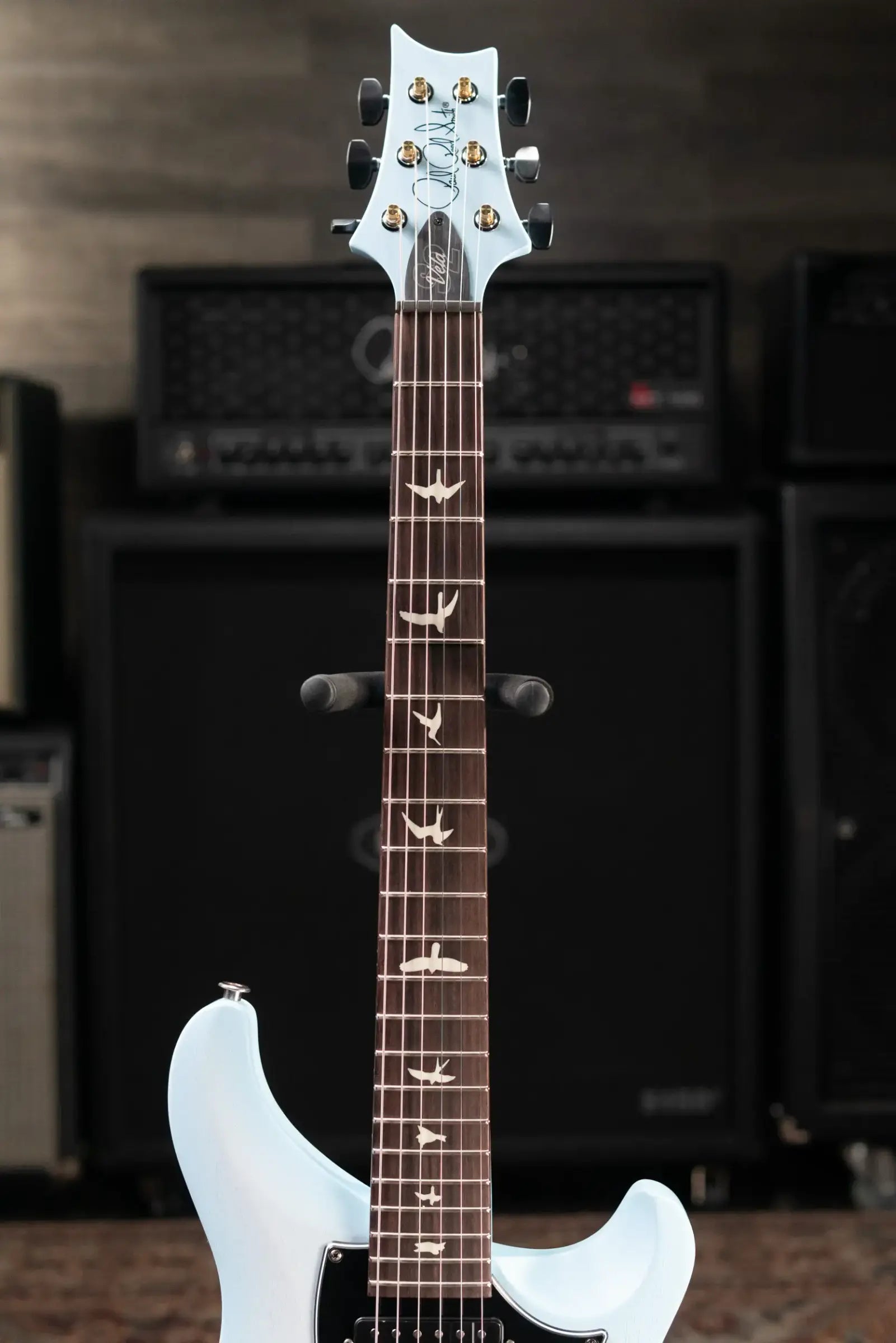 PRS S2 Vela Satin Electric Guitar - Cloud Burst with Gig Bag