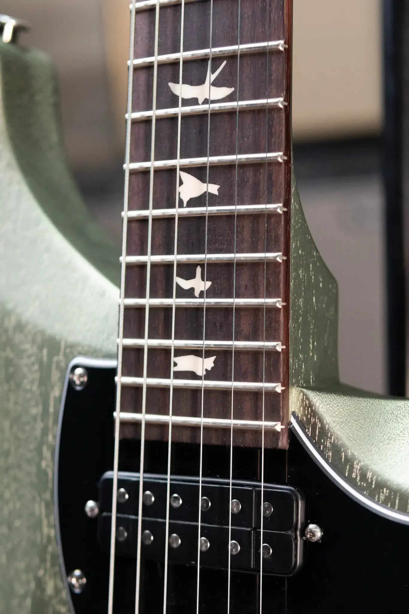 PRS S2 Vela Satin Electric Guitar - Mavis Mint Metallic with Gig Bag