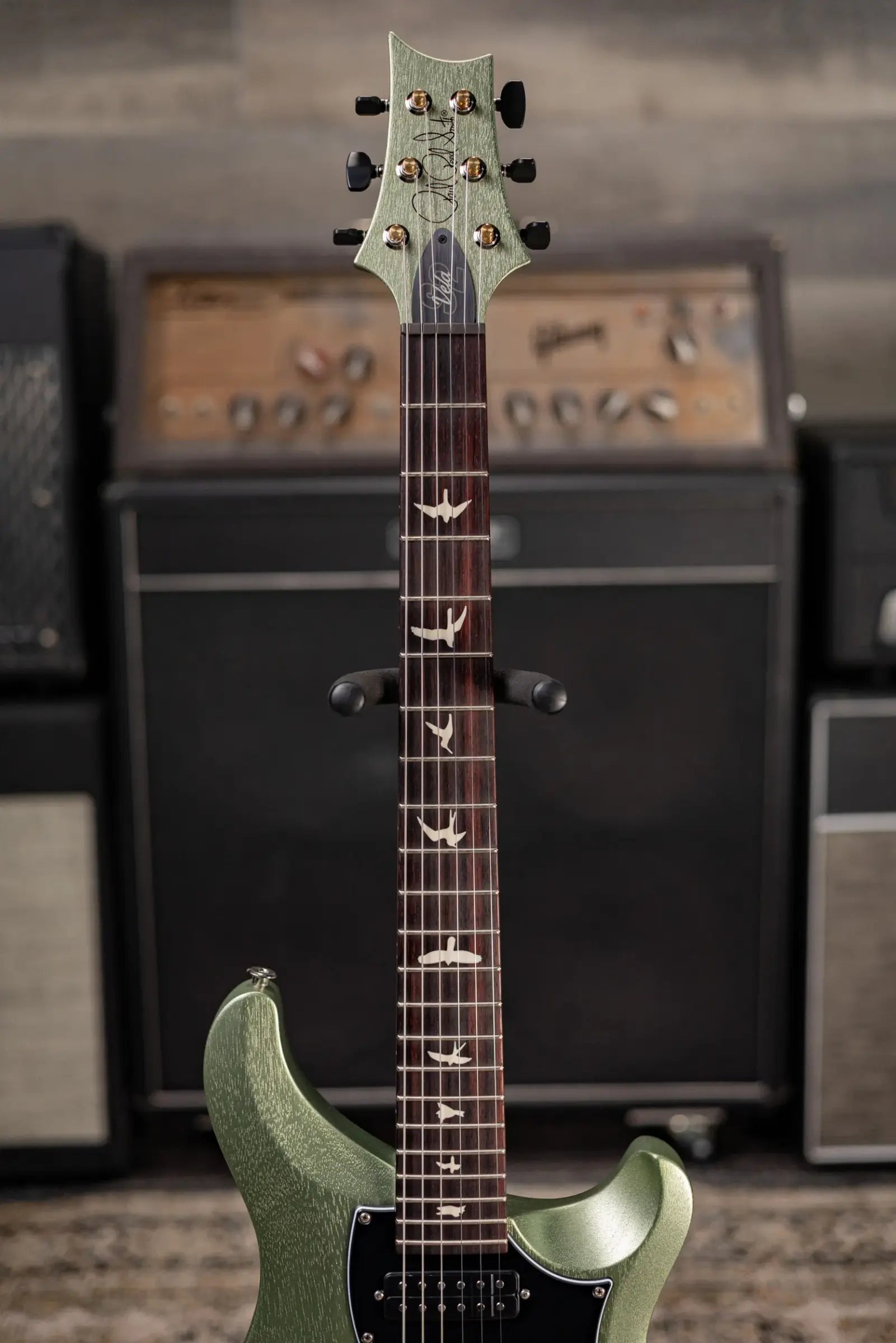 PRS S2 Vela Satin Electric Guitar - Mavis Mint Metallic with Premium Gig Bag