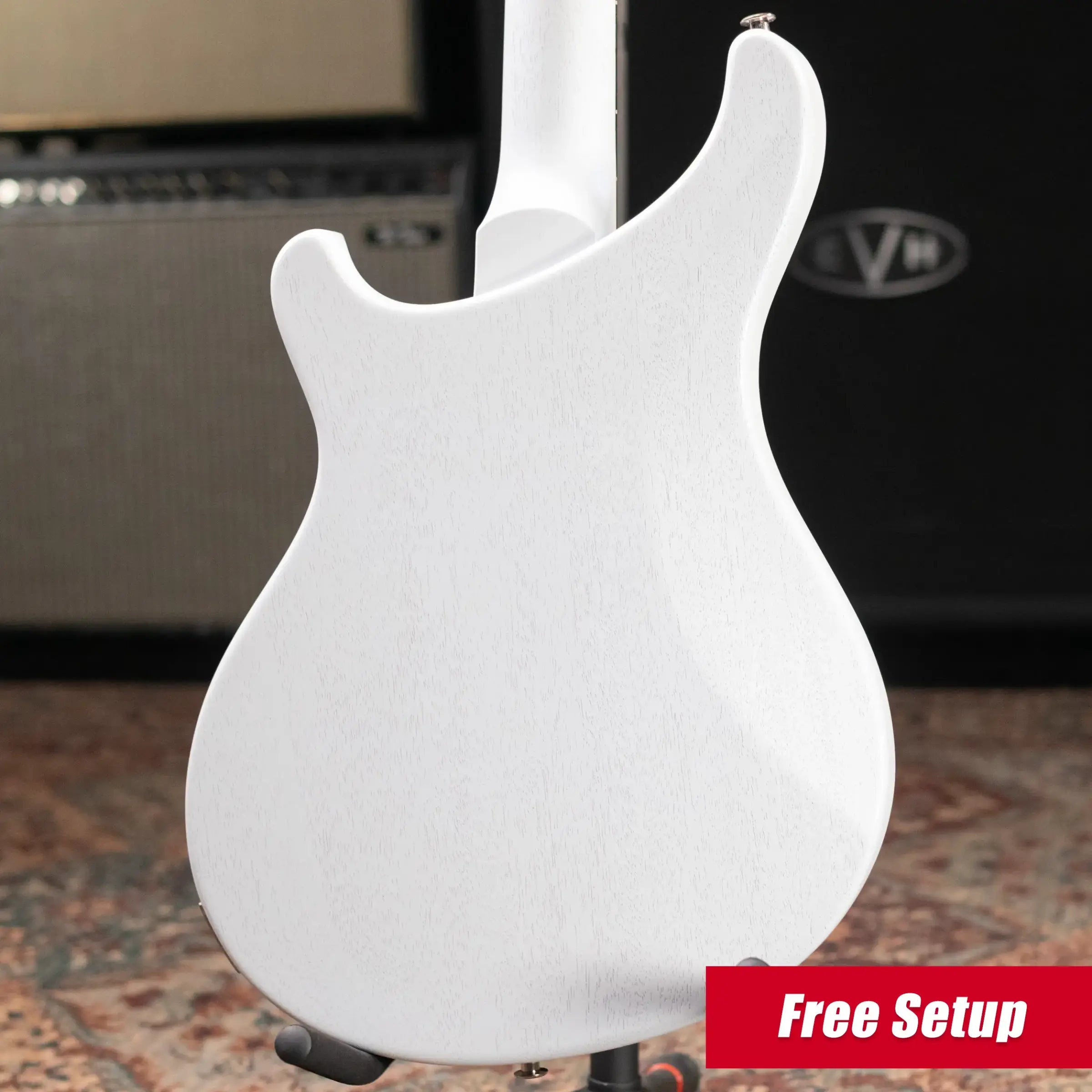 PRS S2 Vela Satin Electric Guitar - Pearl White with Gig Bag