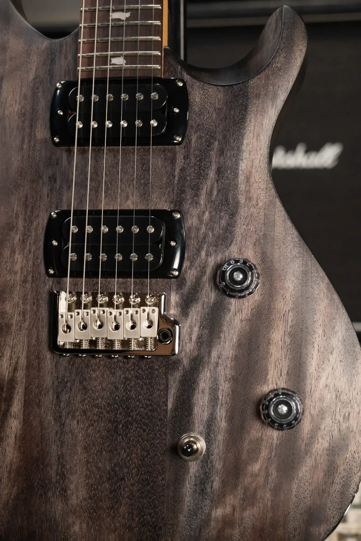 PRS SE 24 Satin Electric Guitar - Charcoal with Gig Bag