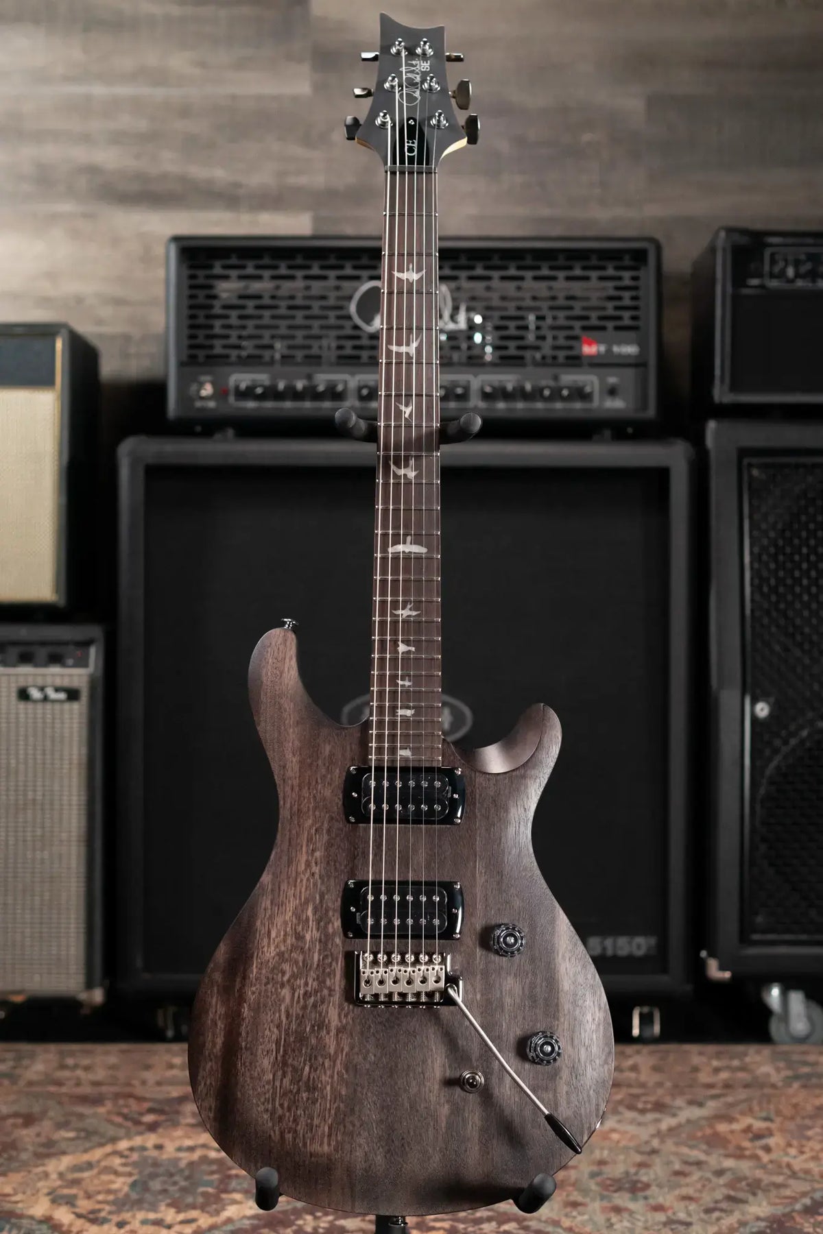 PRS SE CE 24 Satin Electric Guitar - Charcoal with Gig Bag