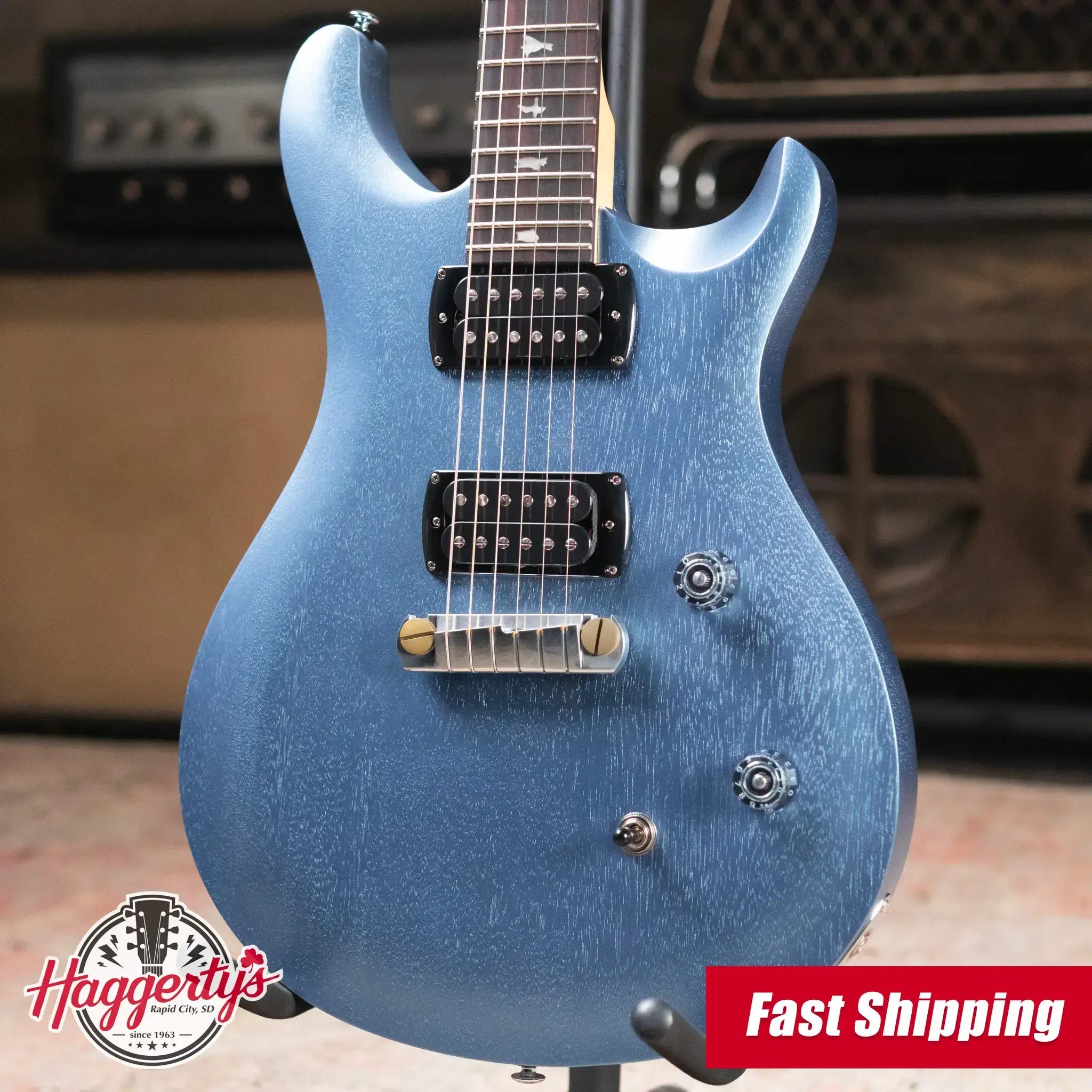 PRS SE CE 24 Electric Guitar - Ice blue Metallic Satin with Gig Bag