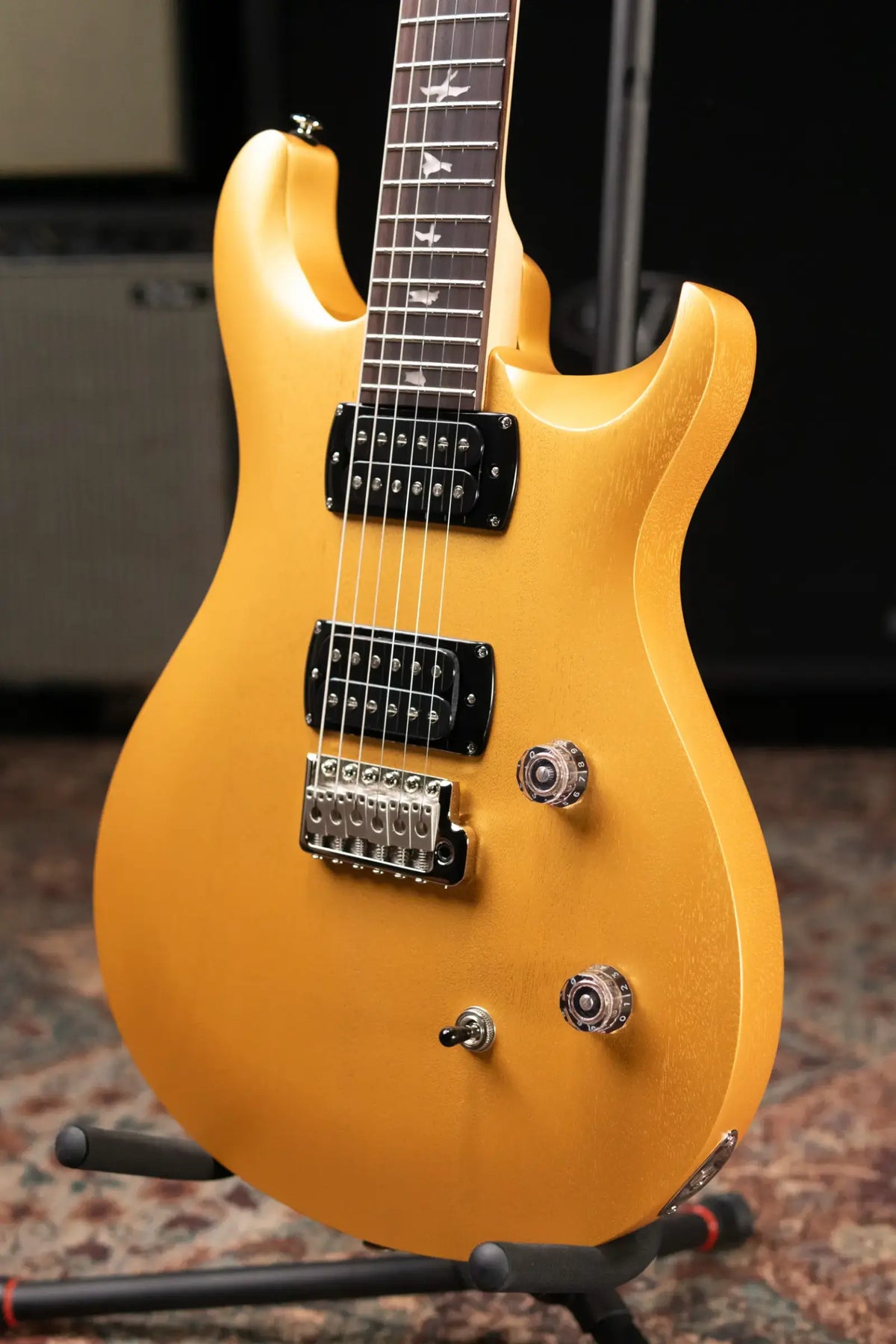PRS SE CE 24 Electric Guitar - Metallic Gold Satin with Gig Bag