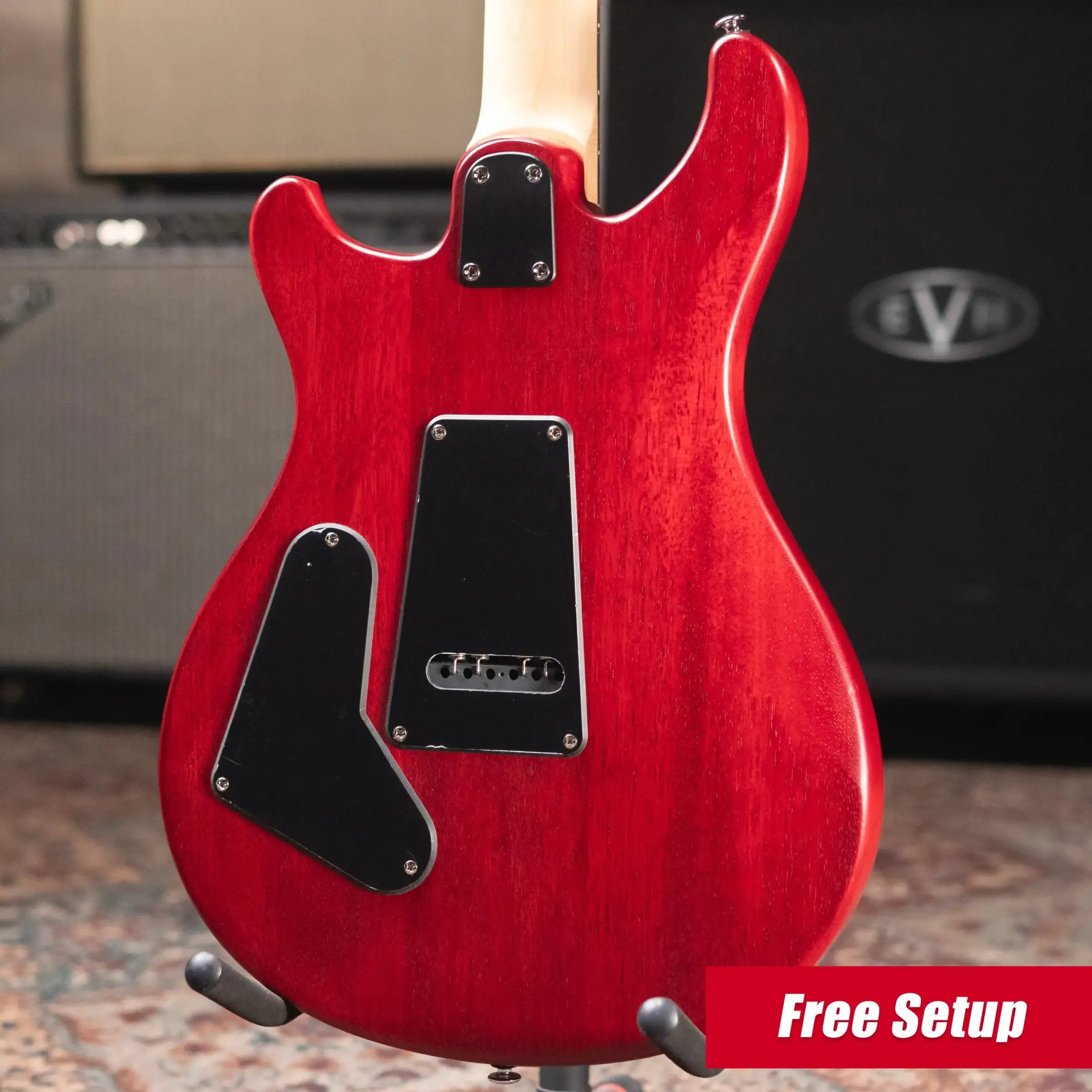 PRS SE CE 24 Electric Guitar - Vintage Cherry Satin with Gig Bag - Used