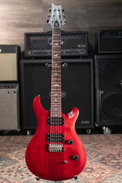 PRS SE CE 24 Electric Guitar - Vintage Cherry Satin with Gig Bag - Used
