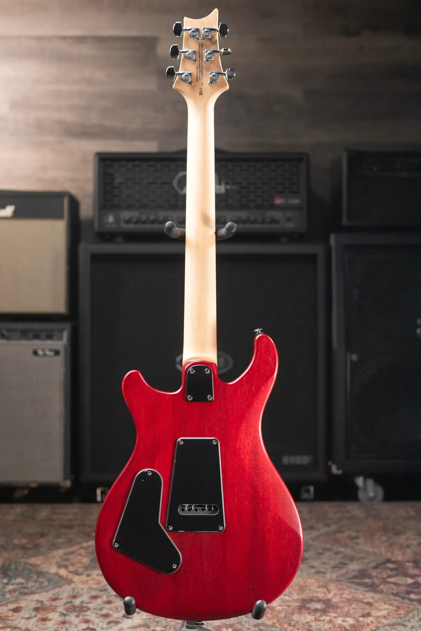 PRS SE CE 24 Electric Guitar - Vintage Cherry Satin with Gig Bag - Used