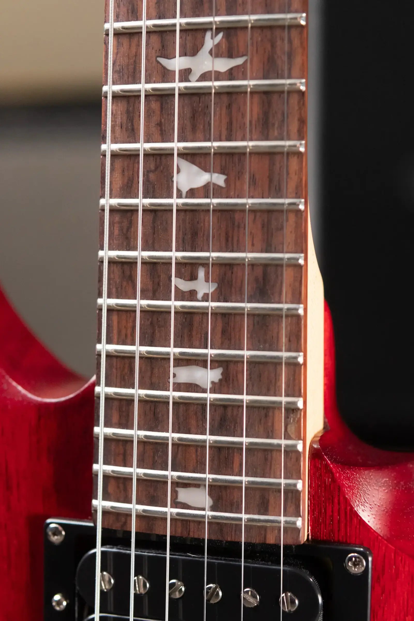 PRS SE CE 24 Electric Guitar - Vintage Cherry Satin with Gig Bag - Used