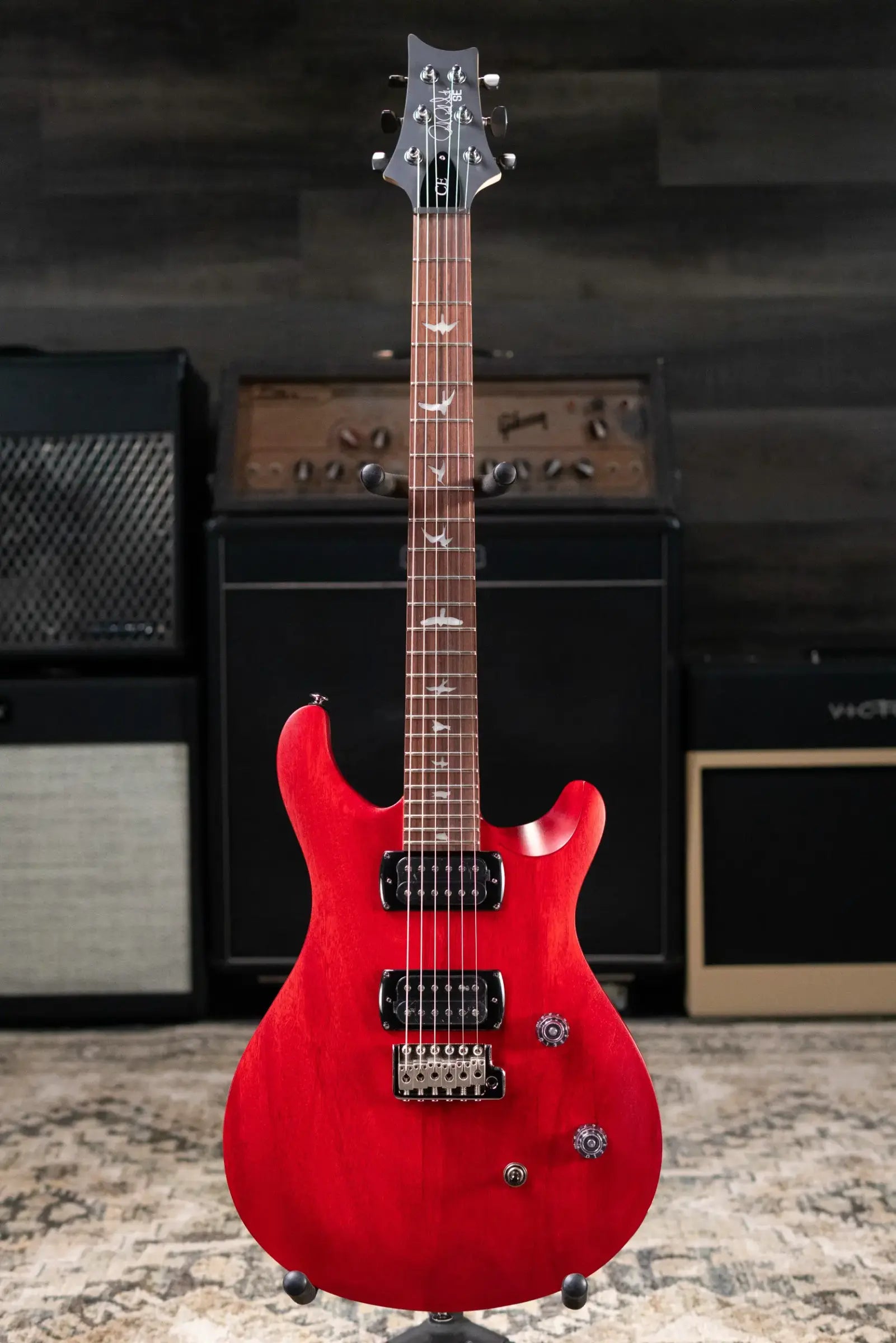 PRS SE CE 24 Electric Guitar - Vintage Cherry with Gig Bag