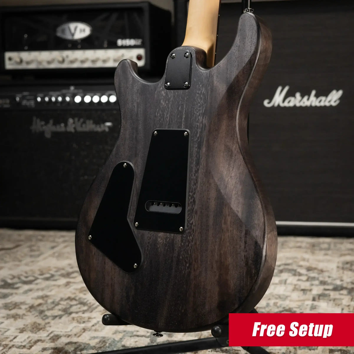 PRS SE CE 24 Satin Electric Guitar - Charcoal with Gig Bag