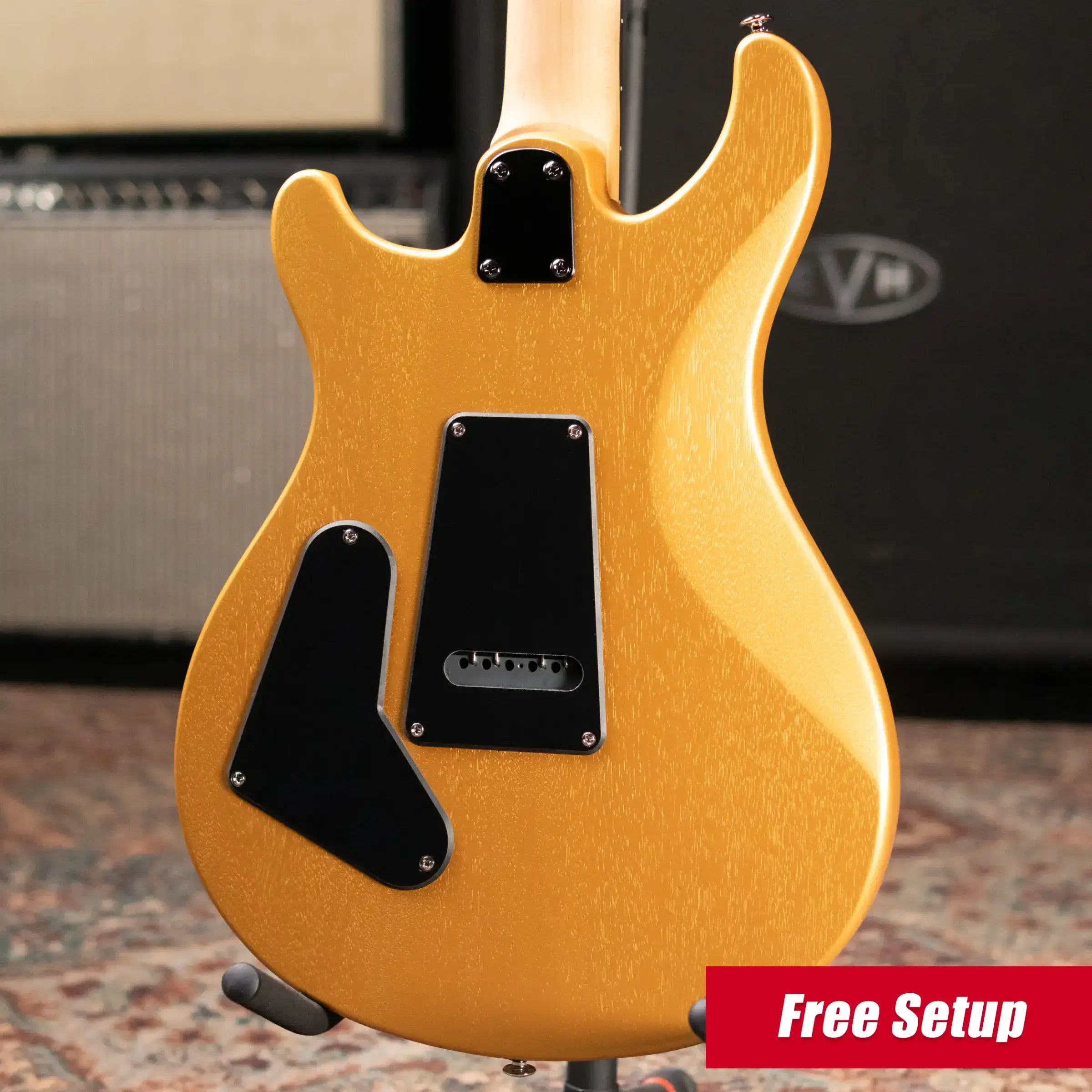 PRS SE CE 24 Solid Body Electric Guitar - Metallic Gold Stain with Gig Bag