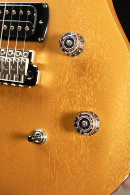 PRS SE CE 24 Solid Body Electric Guitar - Metallic Gold Stain with Gig Bag