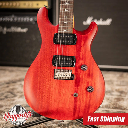 PRS SE CE 24 Solid Body Electric Guitar - Vintage Cherry with Gig Bag