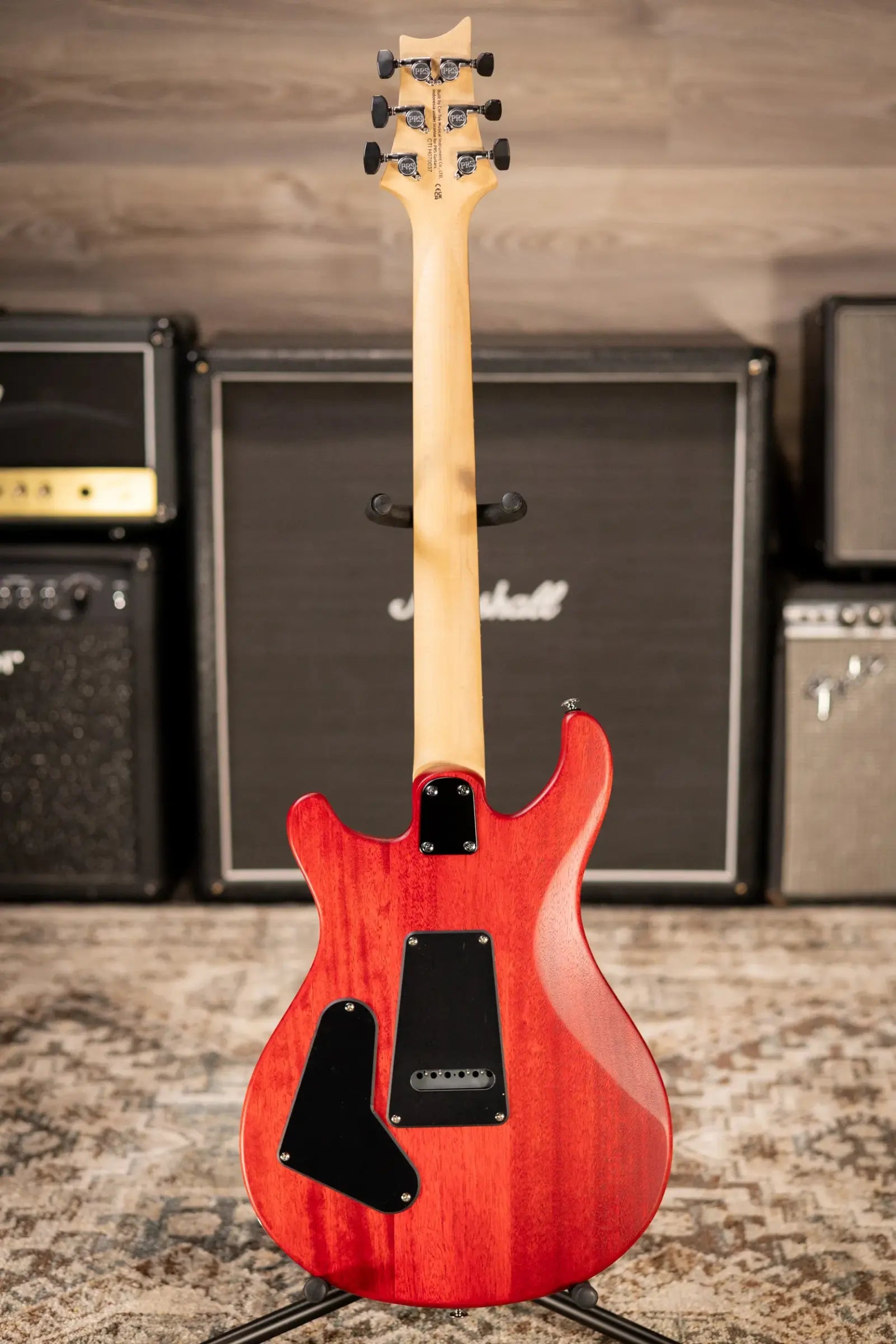 PRS SE CE 24 Solid Body Electric Guitar - Vintage Cherry with Gig Bag
