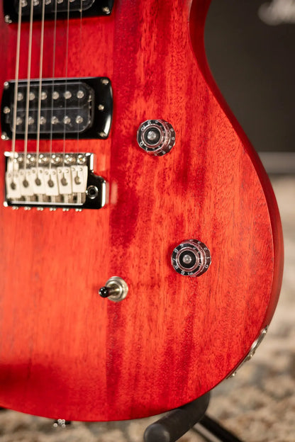 PRS SE CE 24 Solid Body Electric Guitar - Vintage Cherry with Gig Bag
