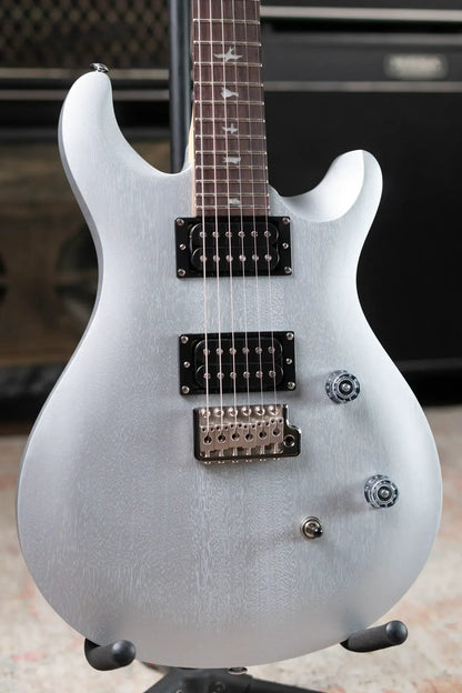 PRS SE CE 24 Standard Satin - Metallic Silver with Gig Bag