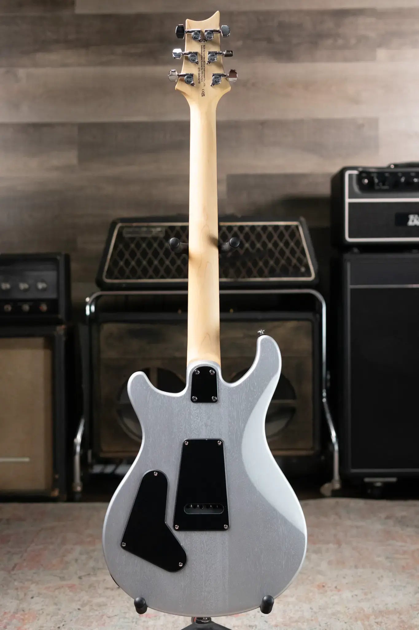 PRS SE CE 24 Standard Satin - Metallic Silver with Gig Bag