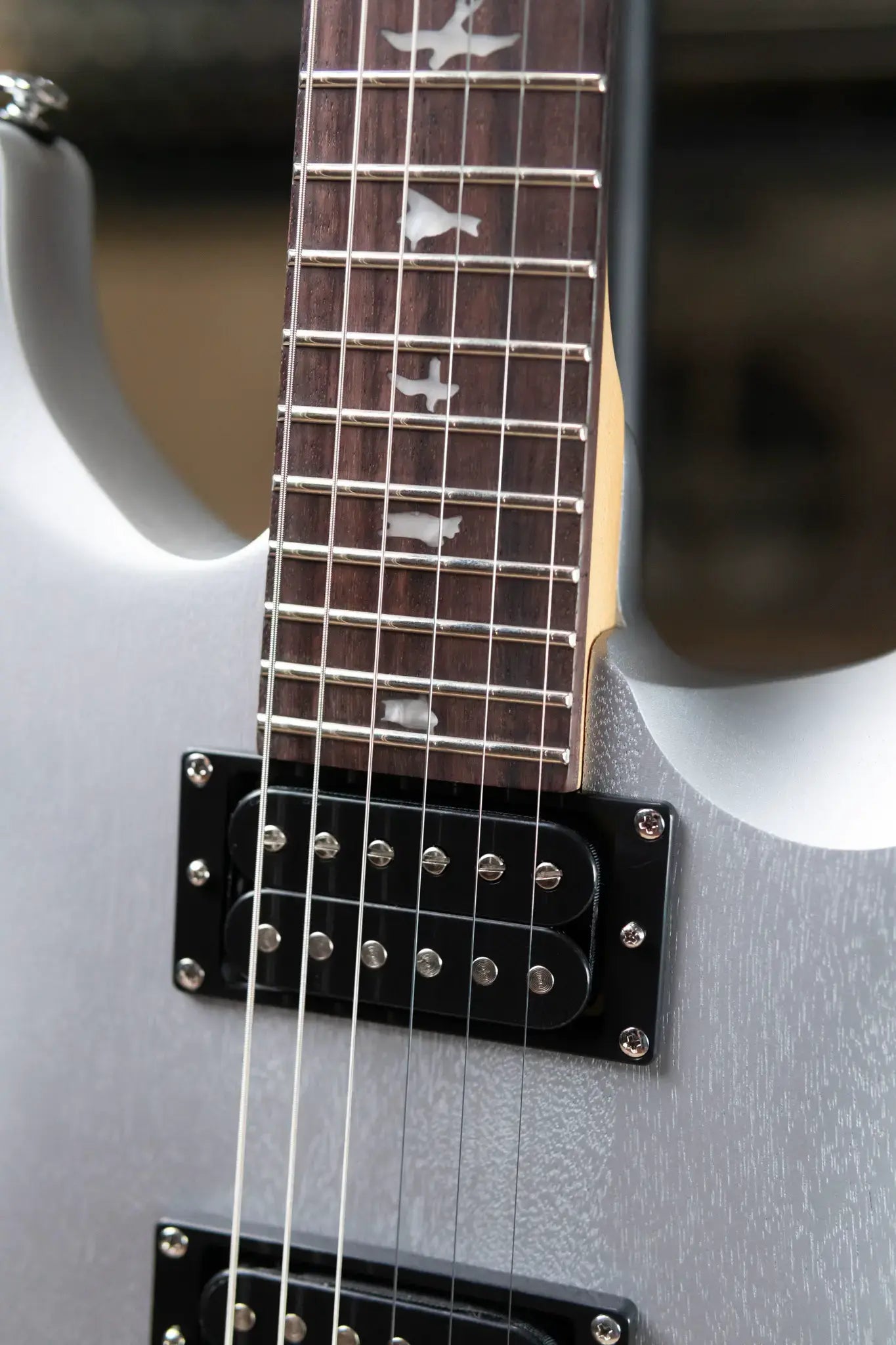PRS SE CE 24 Standard Satin - Metallic Silver with Gig Bag