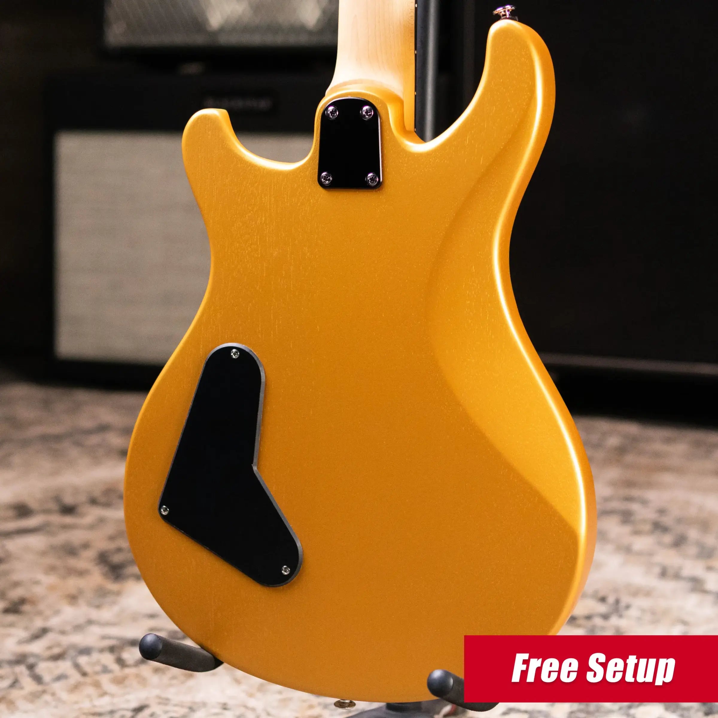 PRS SE CE 24 Standard Stoptail Electric Guitar - Metallic Gold Satin with Gig Bag