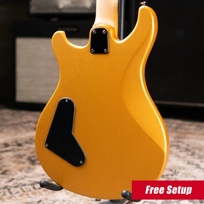 PRS SE CE 24 Standard Stoptail Electric Guitar - Metallic Gold Satin with Gig Bag