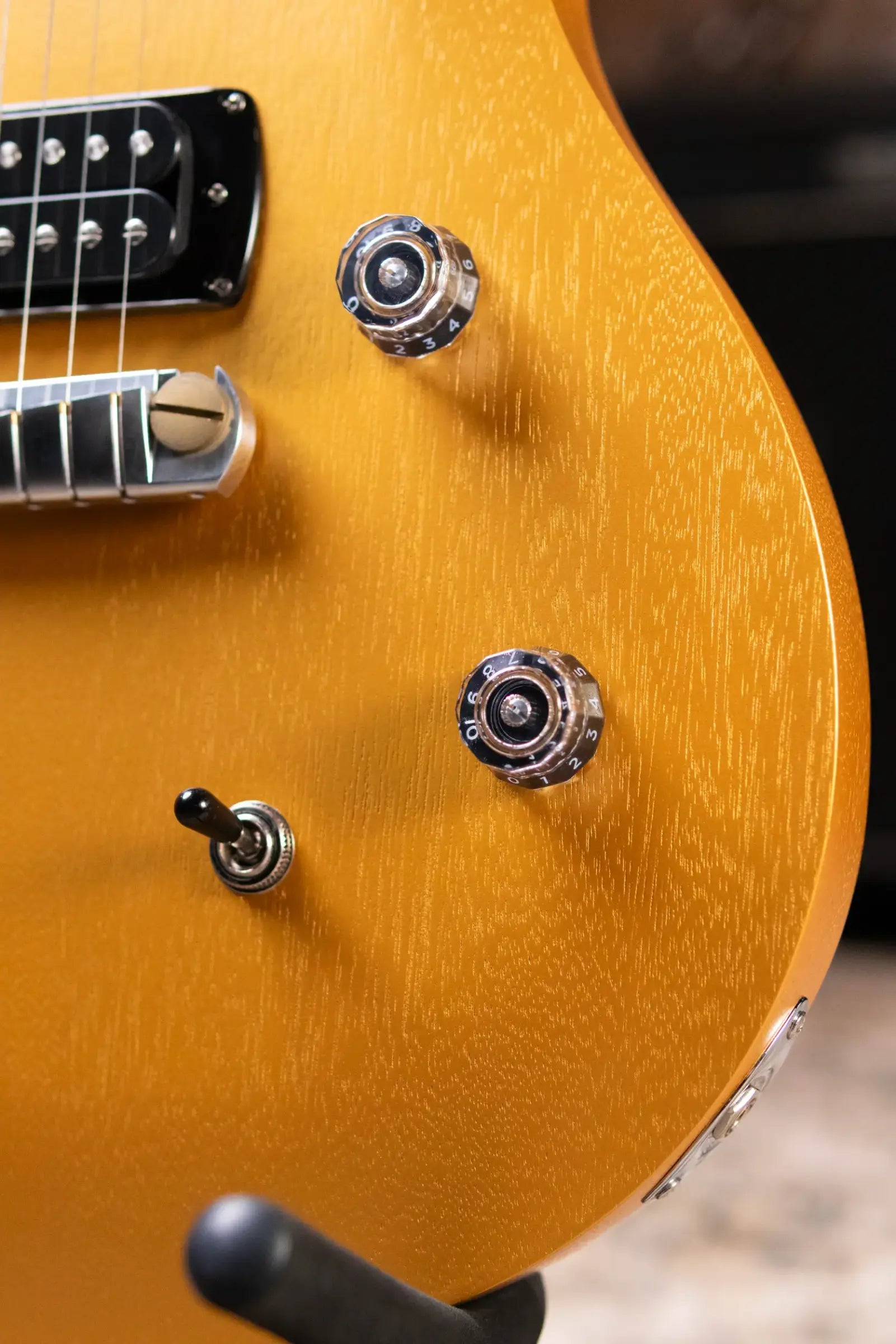 PRS SE CE 24 Standard Stoptail Electric Guitar - Metallic Gold Satin with Gig Bag