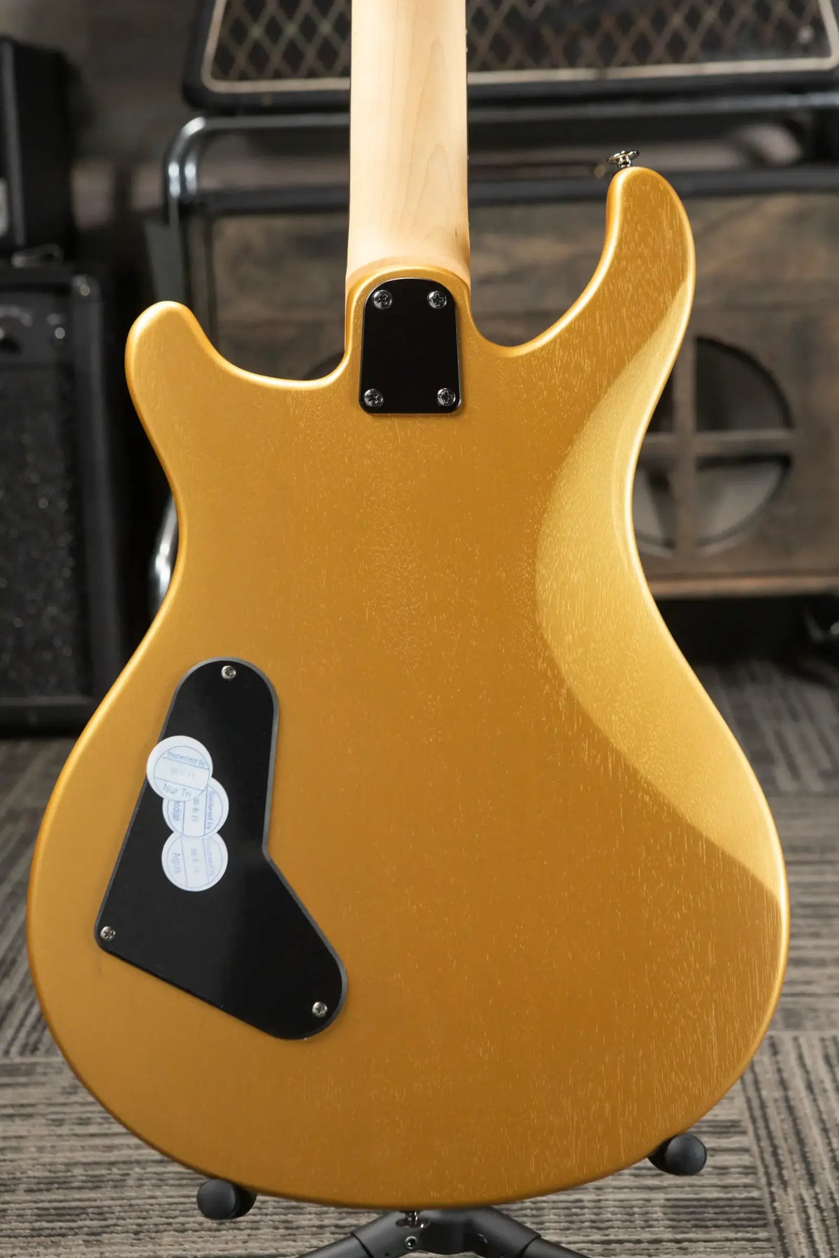 PRS SE CE 24 Standard Stoptail Electric Guitar - Metallic Gold Satin with Gig Bag