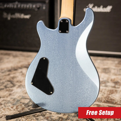 PRS SE CE 24 Standard Stoptail Satin Electric Guitar - Ice Blue Metallic with Gig Bag