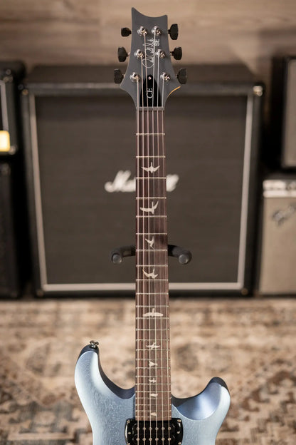 PRS SE CE 24 Standard Stoptail Satin Electric Guitar - Ice Blue Metallic with Gig Bag