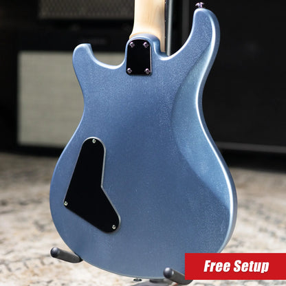 PRS SE CE 24 Standard Stoptail Satin Electric Guitar - Ice Blue Metallic with Gig Bag