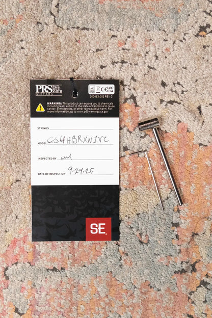 PRS SE CE 24 Standard Stoptail Satin Electric Guitar - Vintage Cherry with Gig Bag