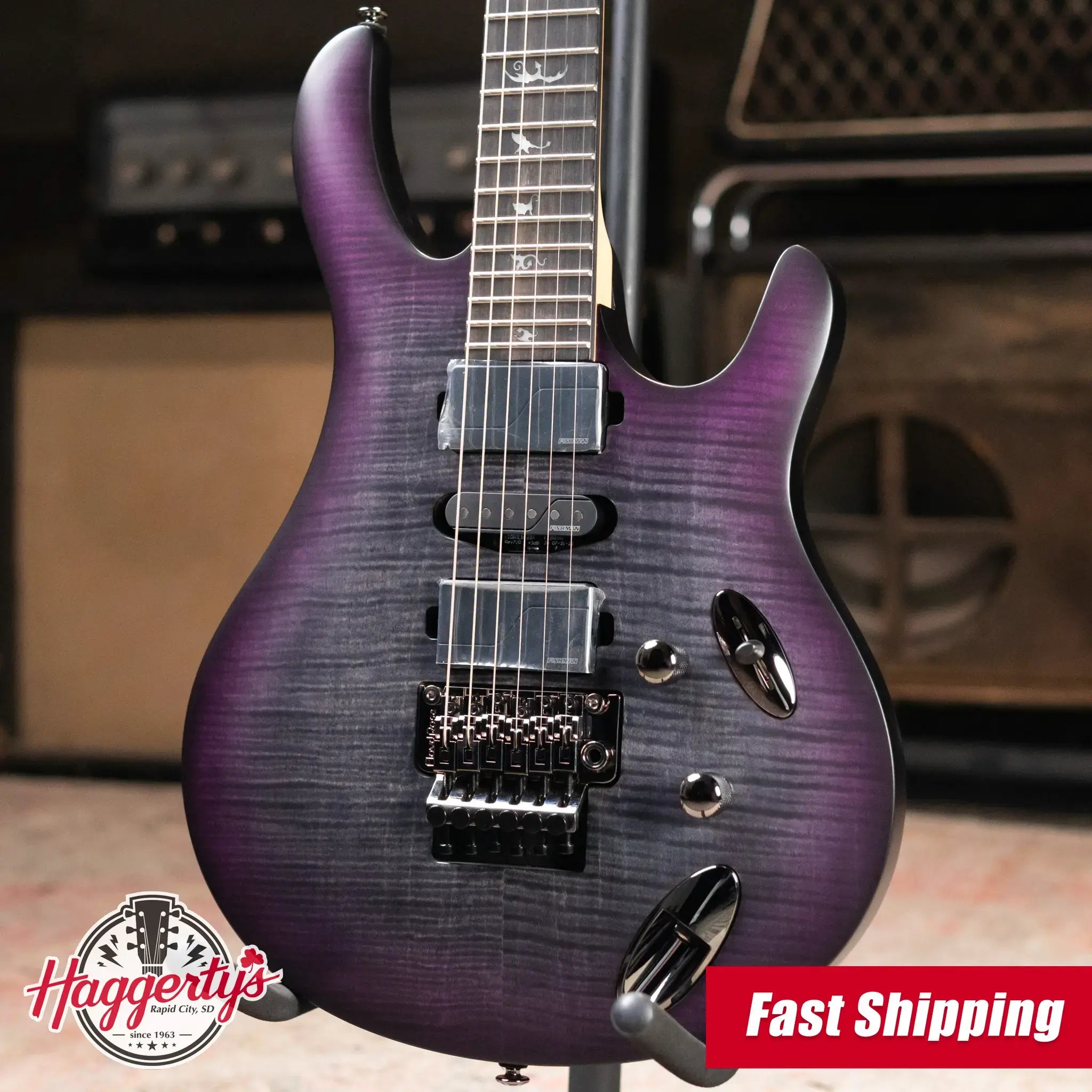 PRS SE Chleo Electric Guitar - Charcoal Purple Burst with Gig Bag