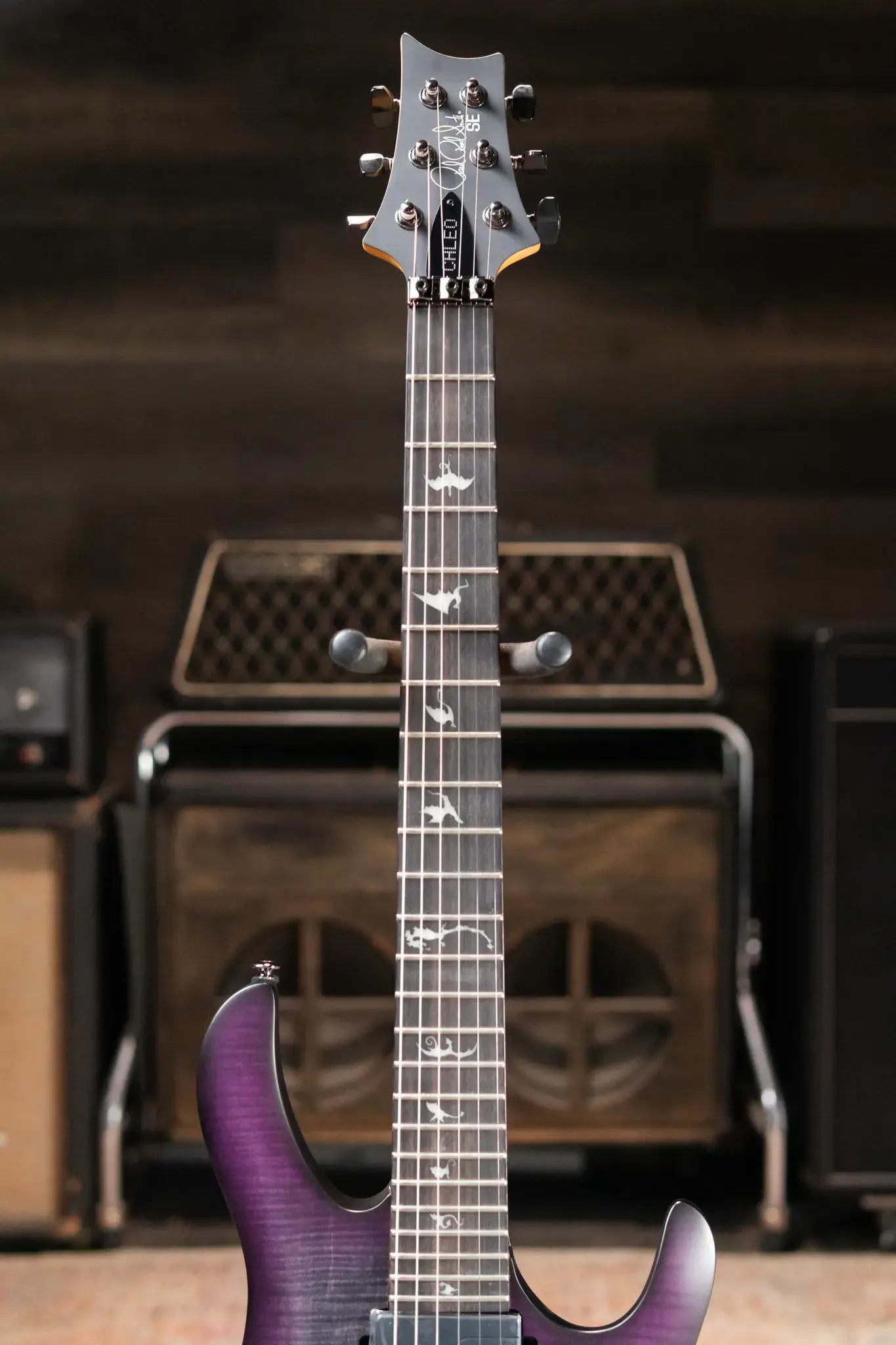 PRS SE Chleo Electric Guitar - Charcoal Purple Burst with Gig Bag