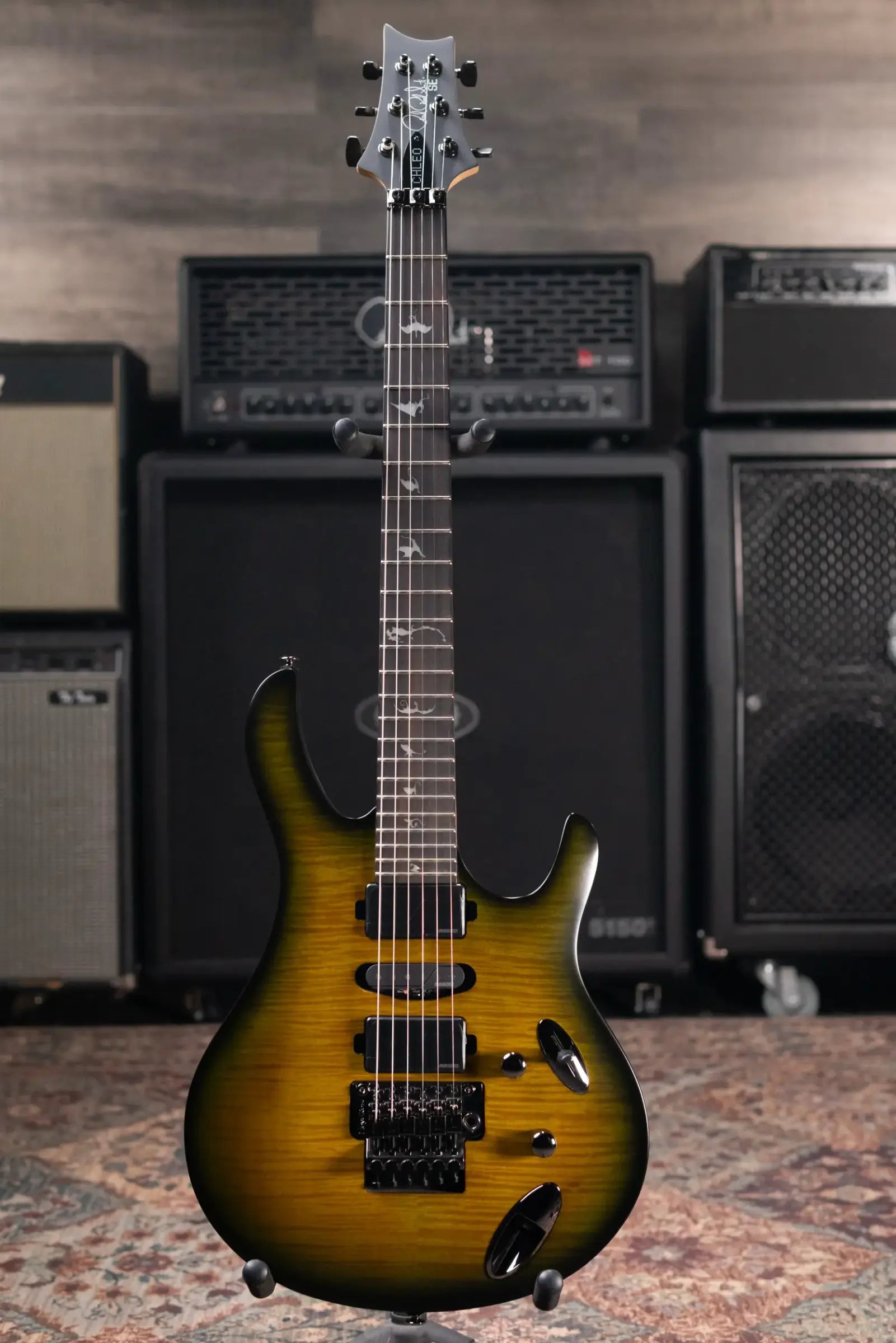 PRS SE Chleo Herman Li Signature Electric Guitar - Mantis Burst with Gig Bag
