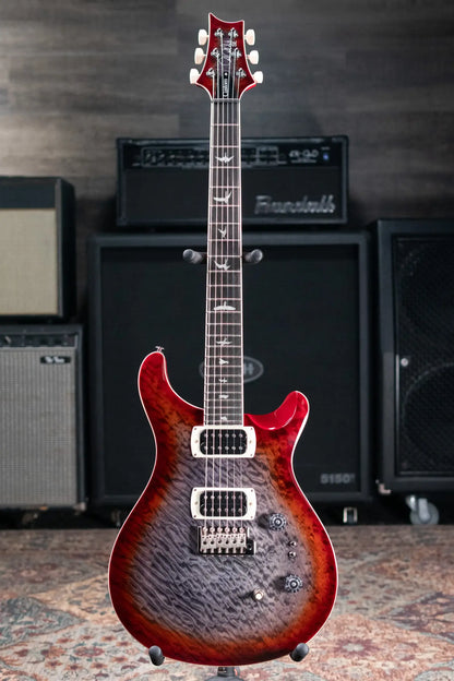 PRS SE Custom 24-08 Electric Guitar - Charcoal Cherry Burst with Gig Bag