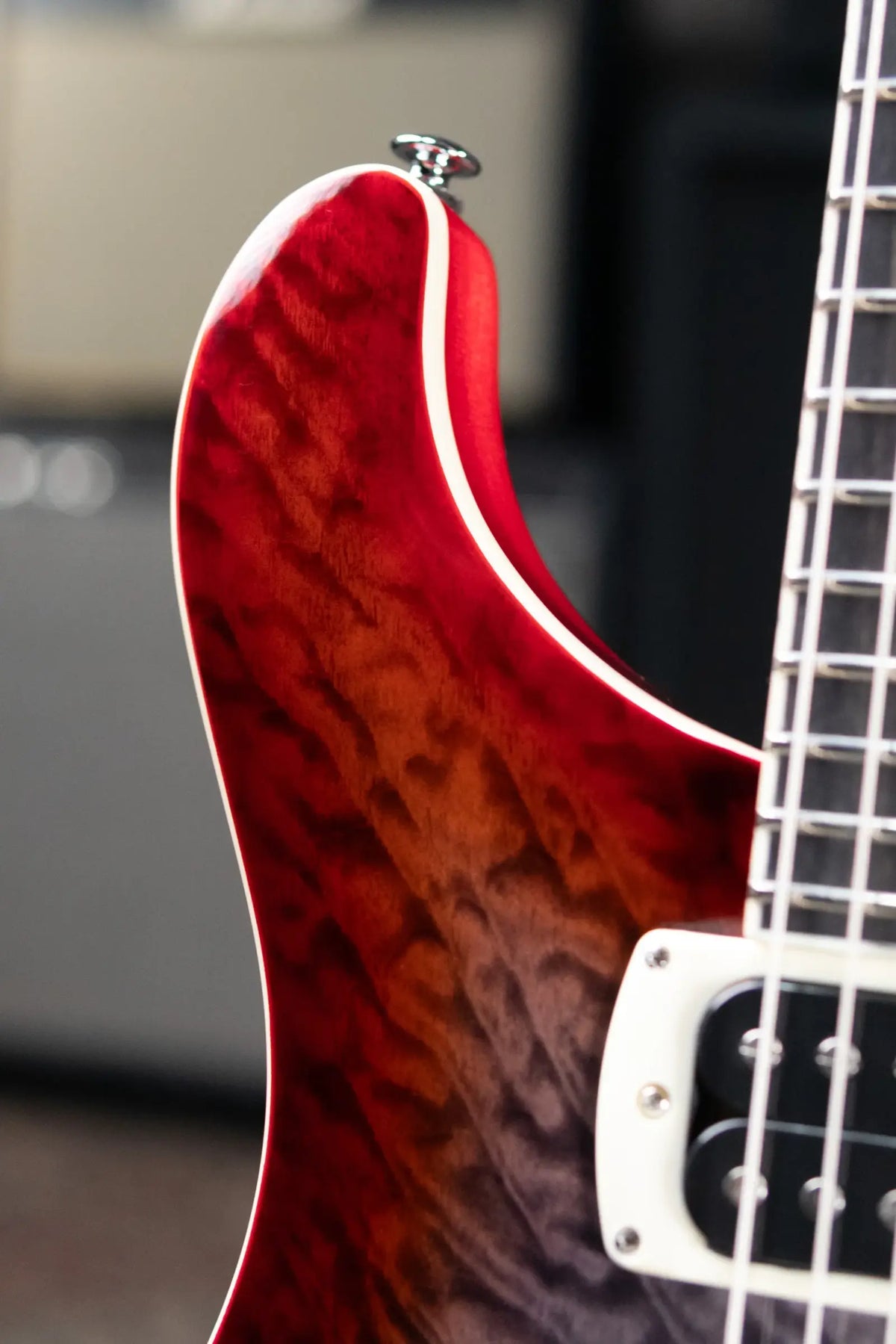 PRS SE Custom 24-08 Electric Guitar - Charcoal Cherry Burst with Gig Bag