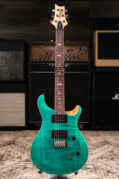 PRS SE Custom 24-08 Electric Guitar - Turquoise with Gig Bag