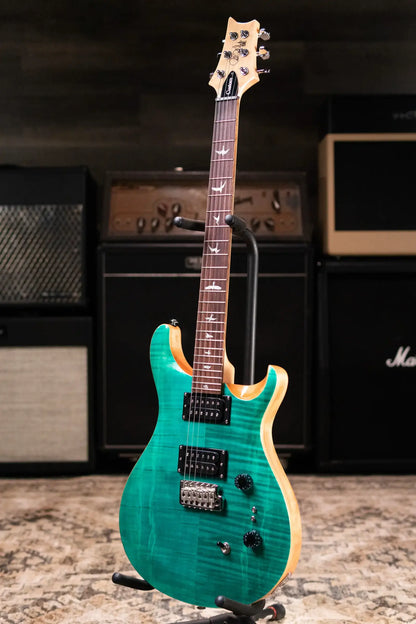 PRS SE Custom 24-08 Electric Guitar - Turquoise with Gig Bag