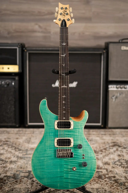 PRS SE Custom 24-08 Electric Guitar - Turquoise with Gig Bag