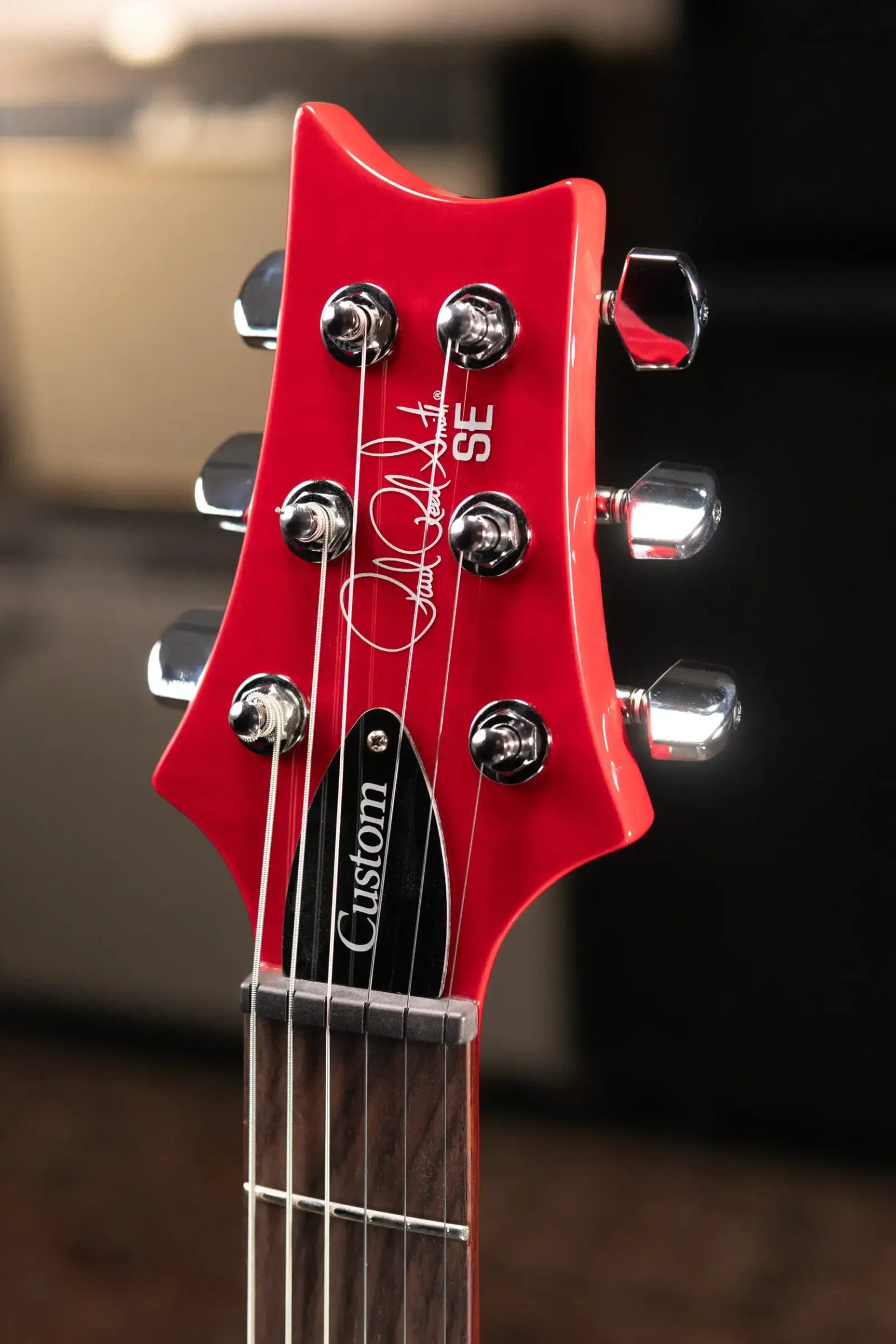 PRS SE Custom 24-08 Solid Body Electric Guitar - Charcoal Cherry Burst with Gig Bag