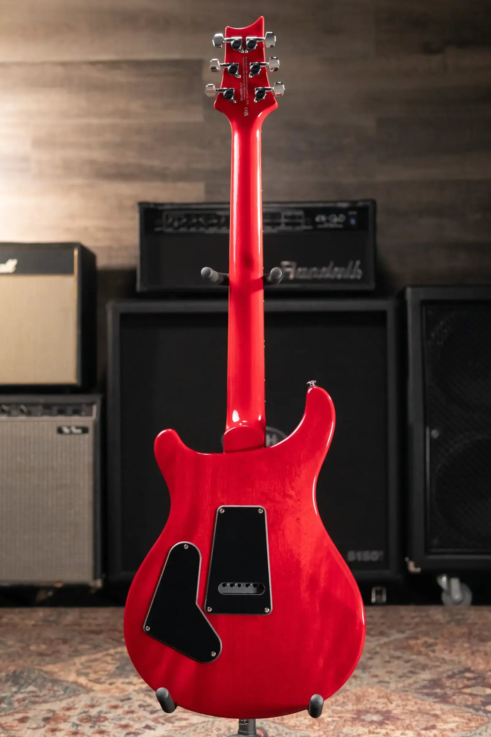 PRS SE Custom 24-08 Solid Body Electric Guitar - Charcoal Cherry Burst with Gig Bag