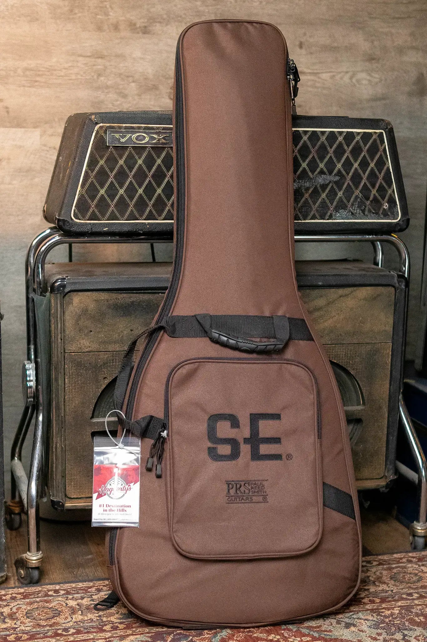 PRS SE Custom 24 - Charcoal Cherry Burst with Gig Bag
