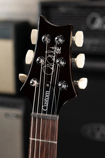PRS SE Custom 24 Electric Guitar - Black Gold Sunburst with Gig Bag