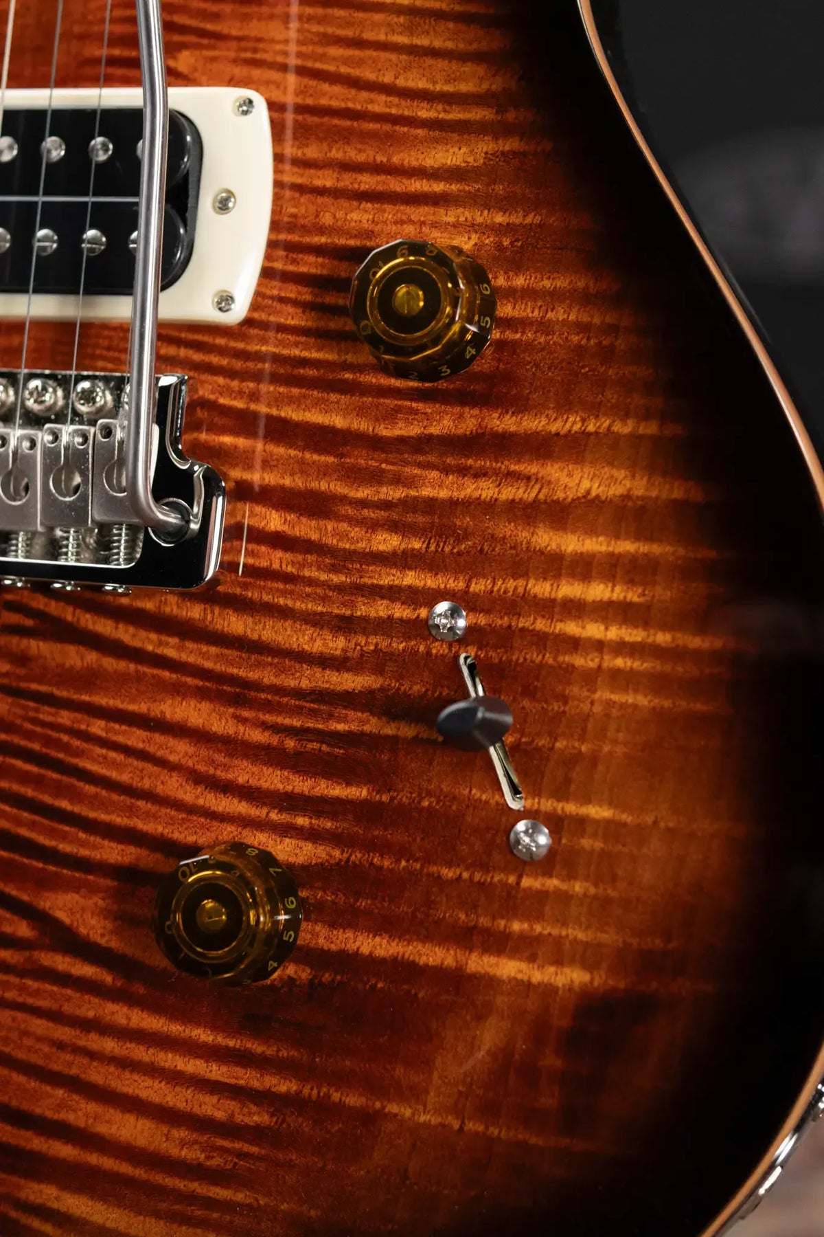 PRS SE Custom 24 Electric Guitar - Black Gold Sunburst with Gig Bag