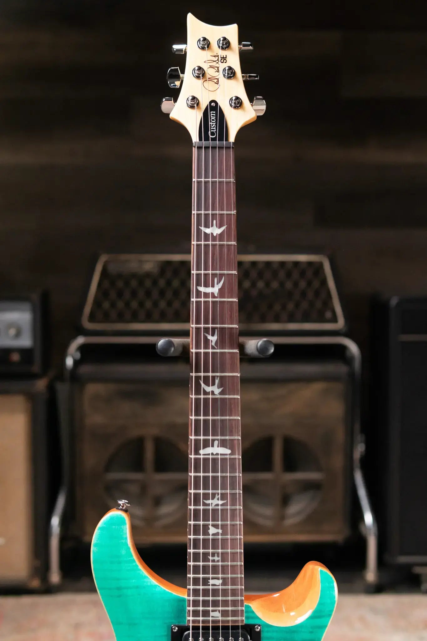 PRS SE Custom 24 Electric Guitar - Turquoise with Gig Bag