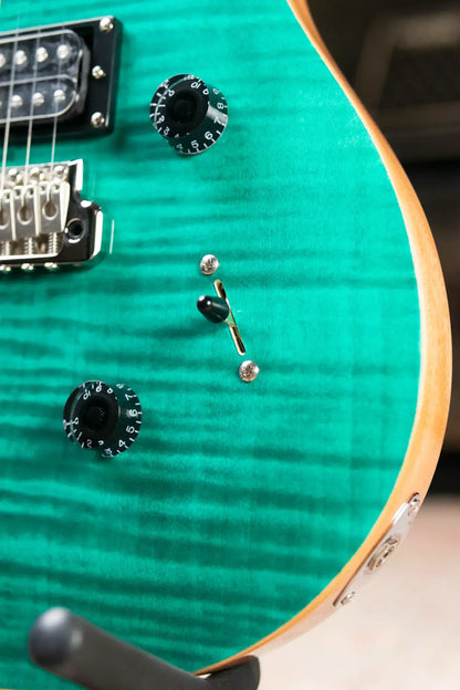 PRS SE Custom 24 Electric Guitar - Turquoise with Gig Bag