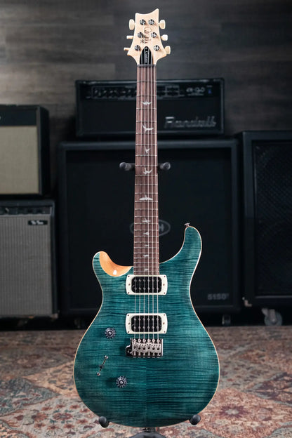PRS SE Custom 24 Left-Handed Electric Guitar - Slate Blue with Gig Bag