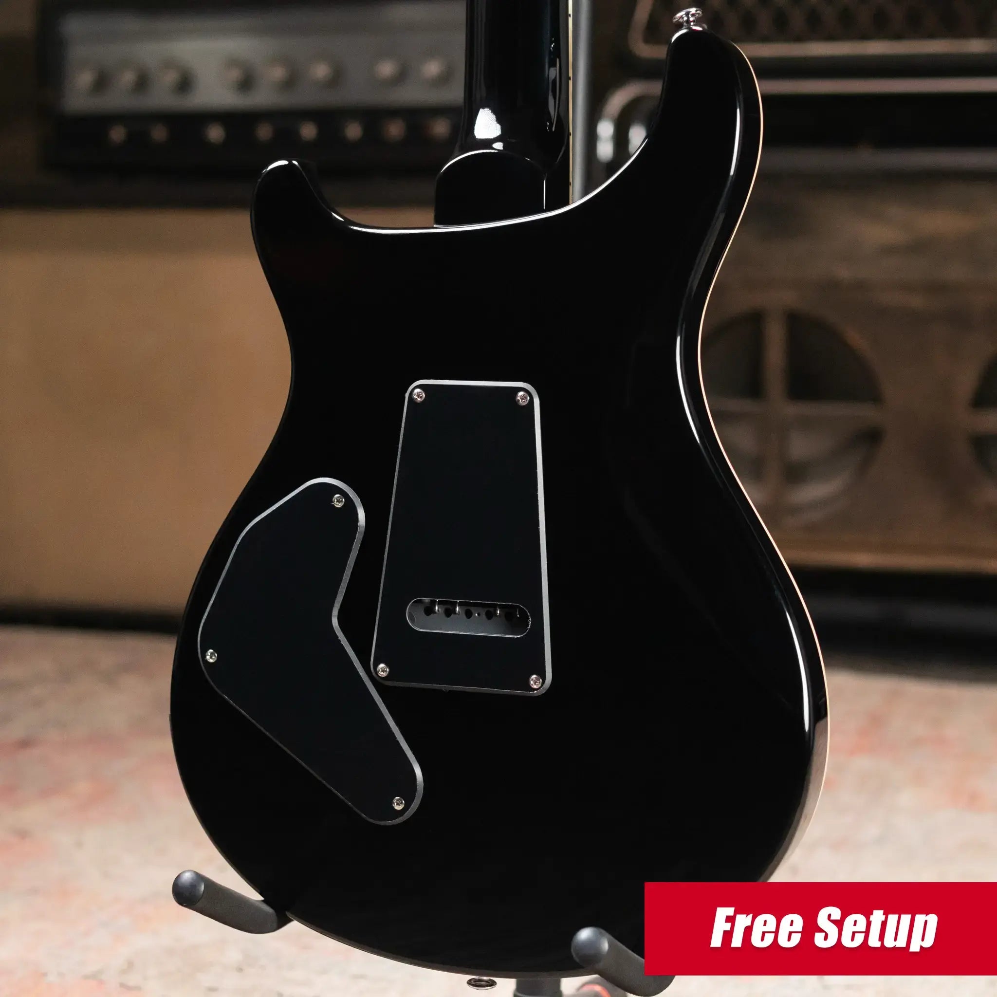 PRS SE Custom 24 Semi-Hollow Piezo Electric Guitar - Charcoal Burst with Gig Bag
