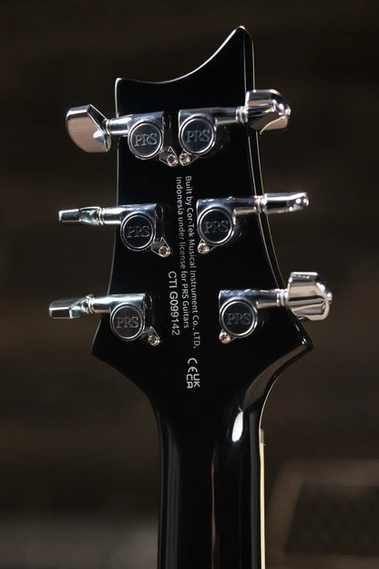 PRS SE Custom 24 Semi-Hollow Piezo Electric Guitar - Charcoal Burst with Gig Bag