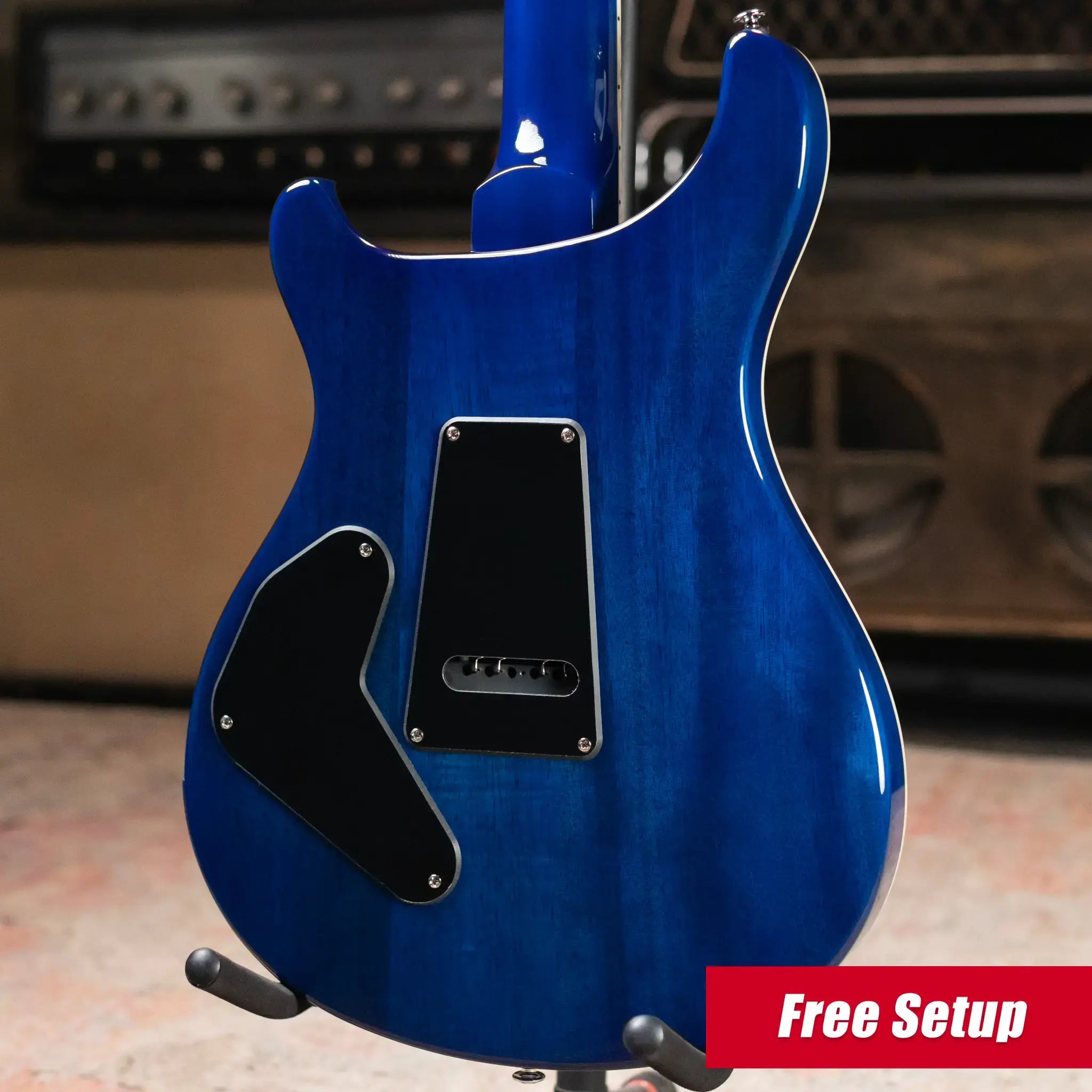 PRS SE Custom 24 Semi-Hollow Piezo Electric Guitar - Lake Blue with Gig Bag